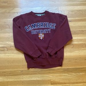 Official Cambridge university crewneck SIZE MEDIUM